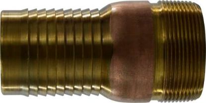 Picture of Midland - 973602 - 1 BRASS COMBO Nipple