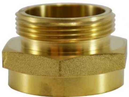 Picture of Midland - 444318 - 2 NPT X 2 1/2 NST BRASS Adapter