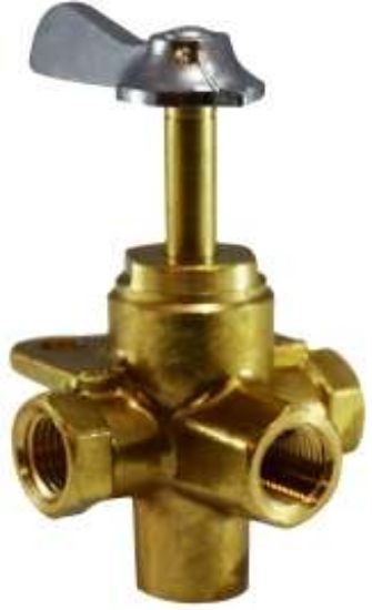 Picture of Midland - 46255 - 1/4 FIP 4-WAY Valve WF CLICK