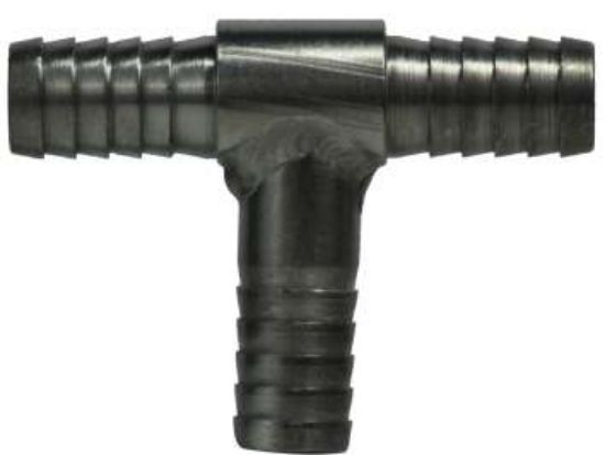 Picture of Midland - 32126SS - 3/8 316 SS Hose Barb TEE