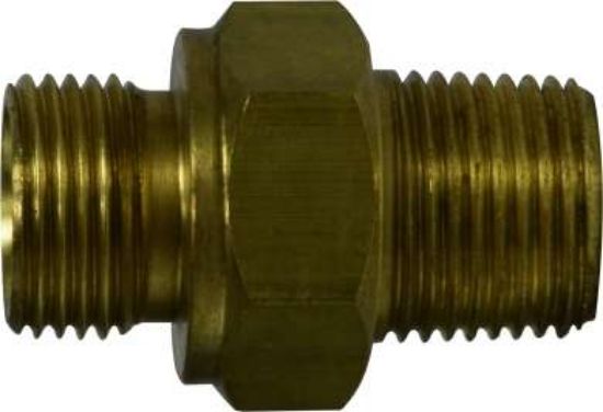 Picture of Midland - 28976 - 04-04 BRASS Male BSPP X Male NPT