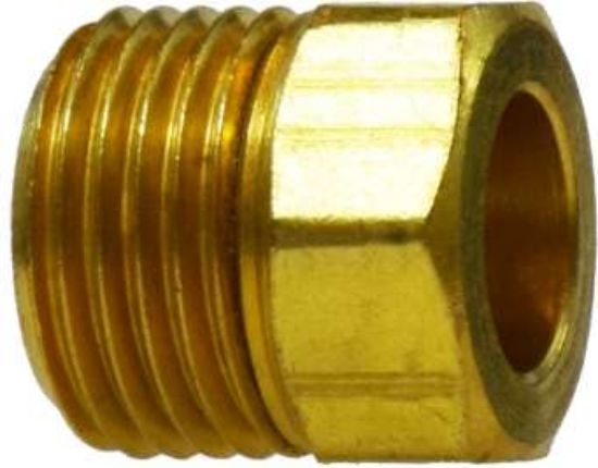 Picture of Midland - 12013 - 3/16 INVERTED Flare BRASS Nut