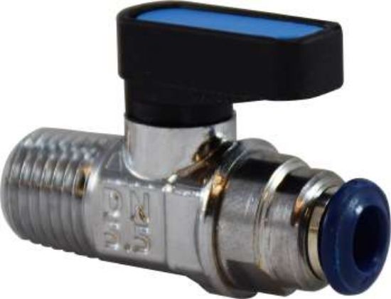 Picture of Midland - 28404 - 1/4M NPTF PUSH-FIT BALL VALVE