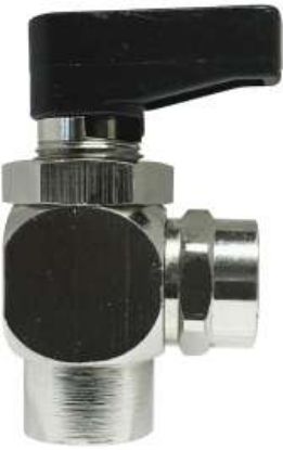 Picture of Midland - 46672 - 3/8 FIP X FIP 90 DEGREE Mini Ball VALVE