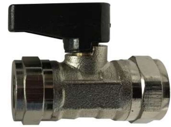 Picture of Midland - 46650 - 1/8 FemaleXFemale STRT Mini Ball VALVE