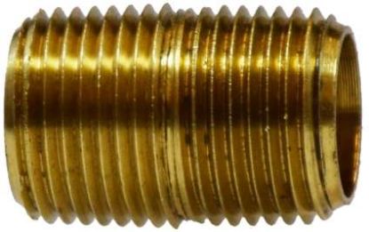 Picture of Midland - 28131 - 1/8 X CLOSE Yellow BRASS Nipple