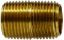 Picture of Midland - 28131 - 1/8 X CLOSE Yellow BRASS Nipple