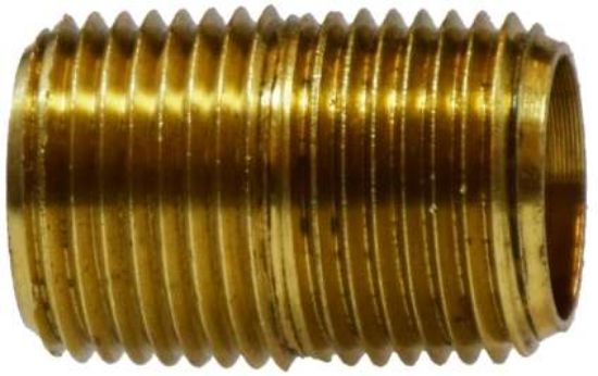 Picture of Midland - 28133 - 3/8 X CLOSE Yellow BRASS Nipple