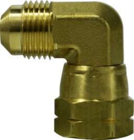 Picture of Midland - 10493 - 1/4 FE X Male Flare Swivel Elbow