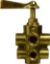 Picture of Midland - 46238 - 1/2 X 3/8 SIX PORT VALVE