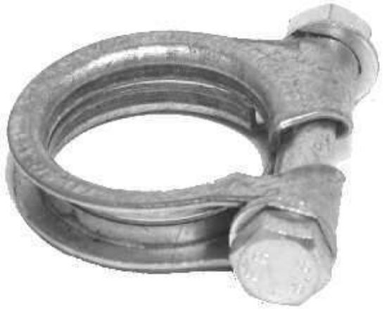 Picture of Midland - 94061 - 2.28-2.40 ALUZ EXHAUST CLAMP 100PC MIN