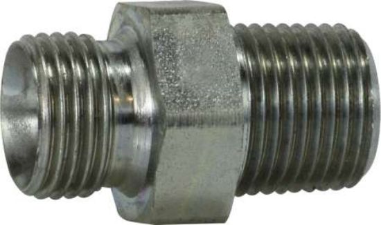 Picture of Midland - 78256 - 3/8-19X3/8 BSPPXMNPT HEX Nipple