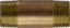 Picture of Midland - 40121 - 1-1/4 X 2 Red BRASS Nipple