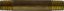 Picture of Midland - 40021 - 1/4 X 1-1/2 Red BRASS Nipple