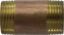 Picture of Midland - 40186 - 2-1/2 X 5-1/2 Red BRASS Nipple