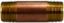 Picture of Midland - 40086 - 3/4 X 4 Red BRASS Nipple