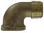Picture of Midland - 44171LF - 4 BRASS STREET Elbow 90 LF