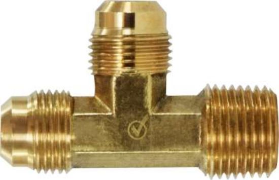 Picture of Midland - 10351LF - LF 3/8x3/8 FL X M RUN TEE (SPEC BORE)