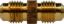 Picture of Midland - 10105LF - 3/16 LEAD-FREE Flare UNION
