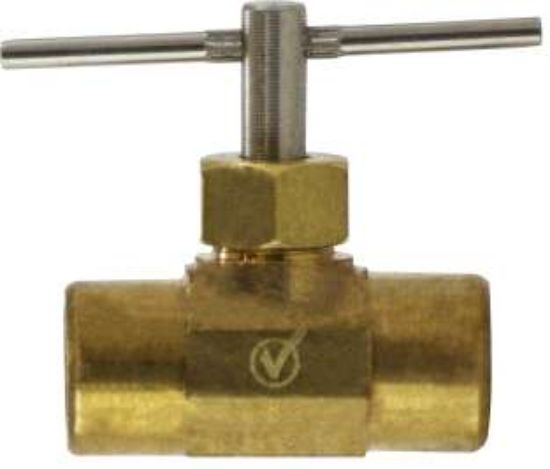 Picture of Midland - 46055LF - 1/8 FIP X FIP Needle Valve LEAD FREE