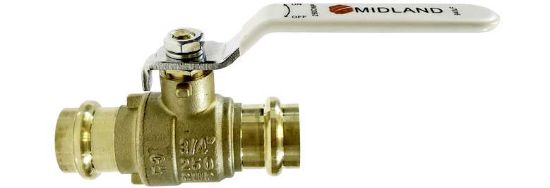 Picture of Midland - 940410LF - 3 LEAD-FREE PRESS BALL VALVE
