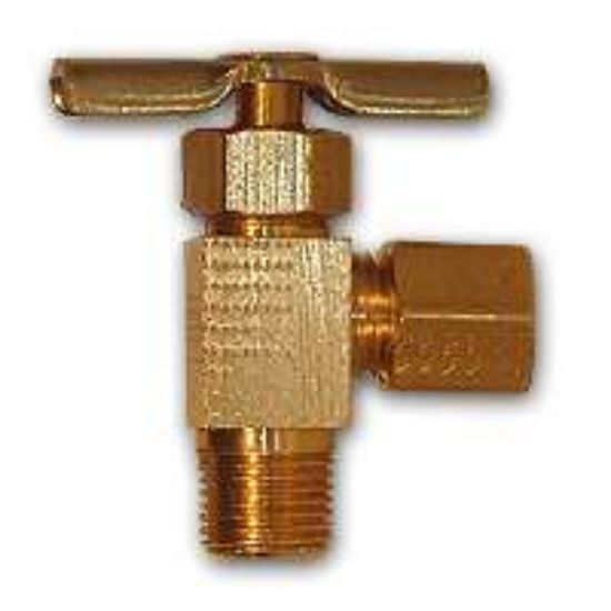 Picture of Midland - 104C - 1/4X1/4 ANGLE Needle VALVE