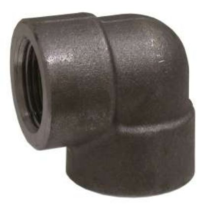 Picture of Midland - 100103 - 1/2 2000# Forged STEEL 90 Elbow