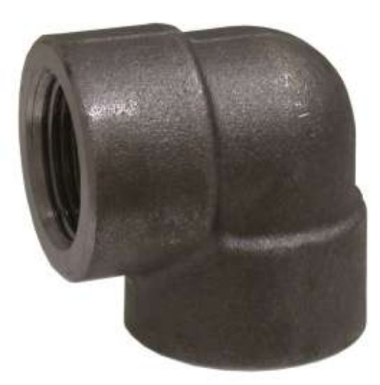 Picture of Midland - 100110 - 3" 2000# Forged STEEL 90 Elbow