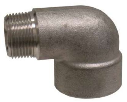 Picture of Midland - 103161 - 1/4 304L 3000LB Thread STR Elbow