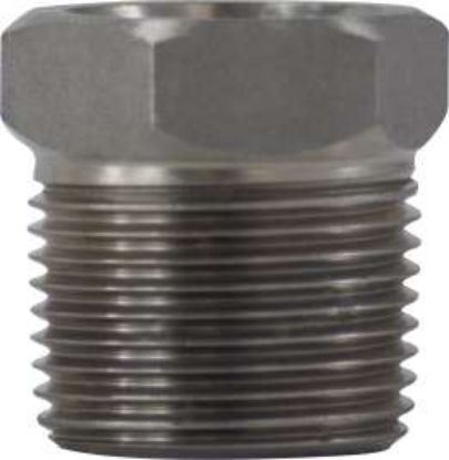 Picture of Midland - 105509 - 3/4 X 1/2 SS 3000# 316 HEX BUSHING