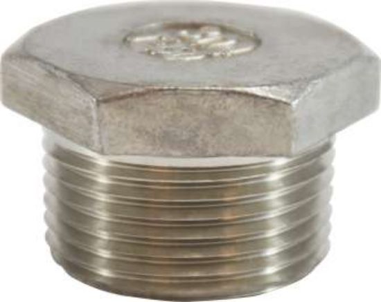 Picture of Midland - 62639 - 2 1/2 NPT 304 SS HEX HD PLUG