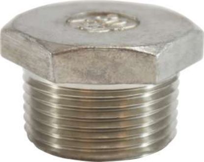 Picture of Midland - 62631 - 1/4 304 SS HEX HEAD PLUG