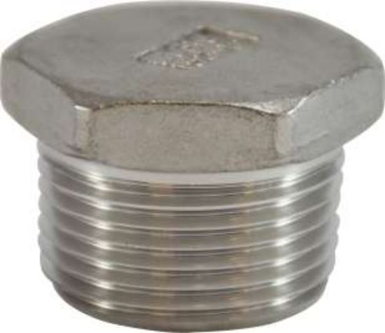 Picture of Midland - 63632 - 3/8 316 SS HEX HEAD PLUG