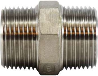 Picture of Midland - 62720 - 1/8 304 SS HEX Nipple