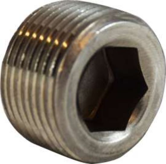 Picture of Midland - 63759 - 1/16 316SS HEX COUNTERSUNK PLUG