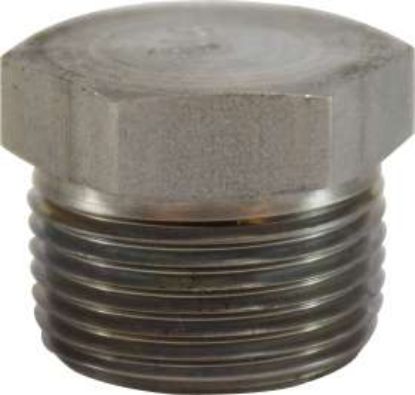 Picture of Midland - 63660 - 1/8 316SS SOLID HEX HEAD PLUG