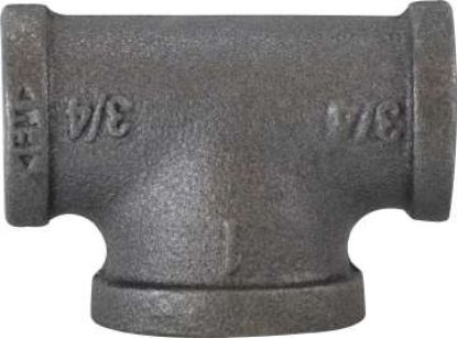 Picture of Midland - 65373 - 2 X 2 X 2 1/2 Black MALLEABLE TEE
