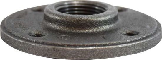 Picture of Midland - 65692 - 1/2 Black ROUND FLOOR FLANGE