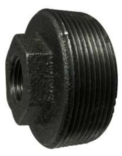 Picture of Midland - 65522 - 1-1/2 X 3/4 M X F Black HEX BUSH