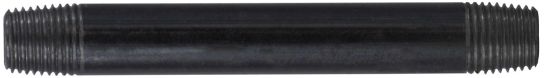 Picture of Midland - 57020 - 1/4 X CLOSE Black STEEL Nipple