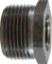 Picture of Midland - 67512 - 1 X 1/2 MXF Black STEEL HEX BUSH