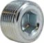 Picture of Midland - 66760 - 1/16 ZINC PLTD C/S HEX STEEL PLUG