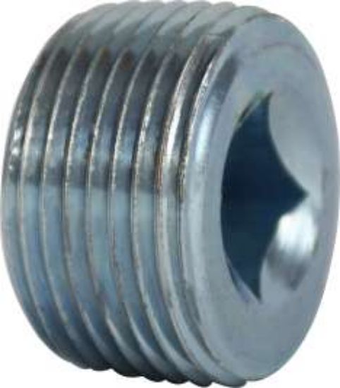 Picture of Midland - 66638 - 2 ZINC PLTD C/S SQ STEEL PLUG