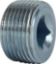 Picture of Midland - 66638 - 2 ZINC PLTD C/S SQ STEEL PLUG