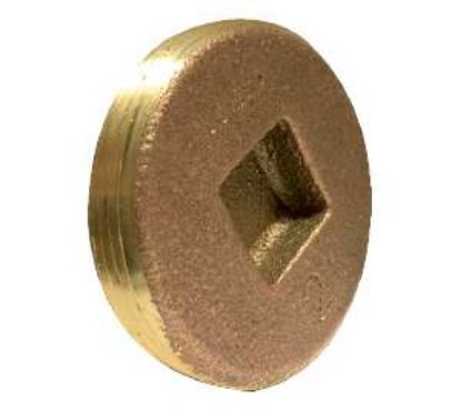 Picture of Midland - 970308 - 2 1/2 BRASS COUNTERSUNK CLEANOUT PLUG