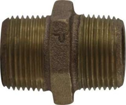 Picture of Midland - 44720 - 1/8 BRONZE HEX Nipple