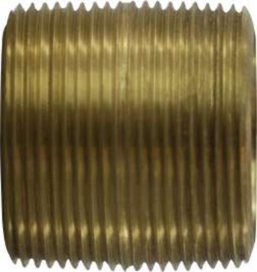 Picture of Midland - 42145 - 1-1/2 X 4 XH Red BRASS Nipple