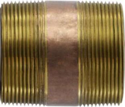 Picture of Midland - 42203 - 3 X 4 XH Red BRASS Nipple