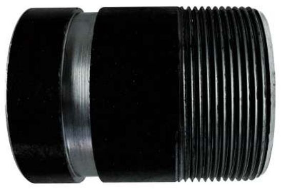 Picture of Midland - 57222TV - 4 X 3 THRD X GROOVE SCH 40 BLK Nipple