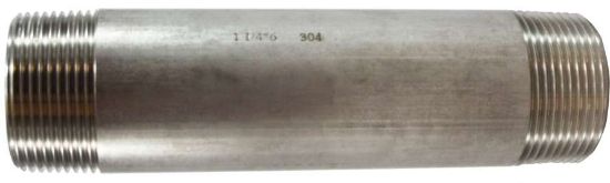 Picture of Midland - 48132 - 1-1/4 X 9 WLD SS Nipple 304